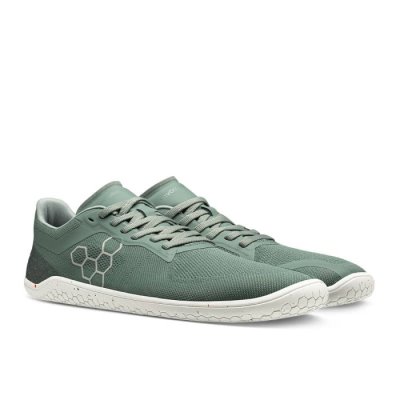 Vivobarefoot Geo Racer II - Miesten Vegan Kengät Vihreä - JBF918523